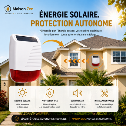 Alarme sonore extérieur