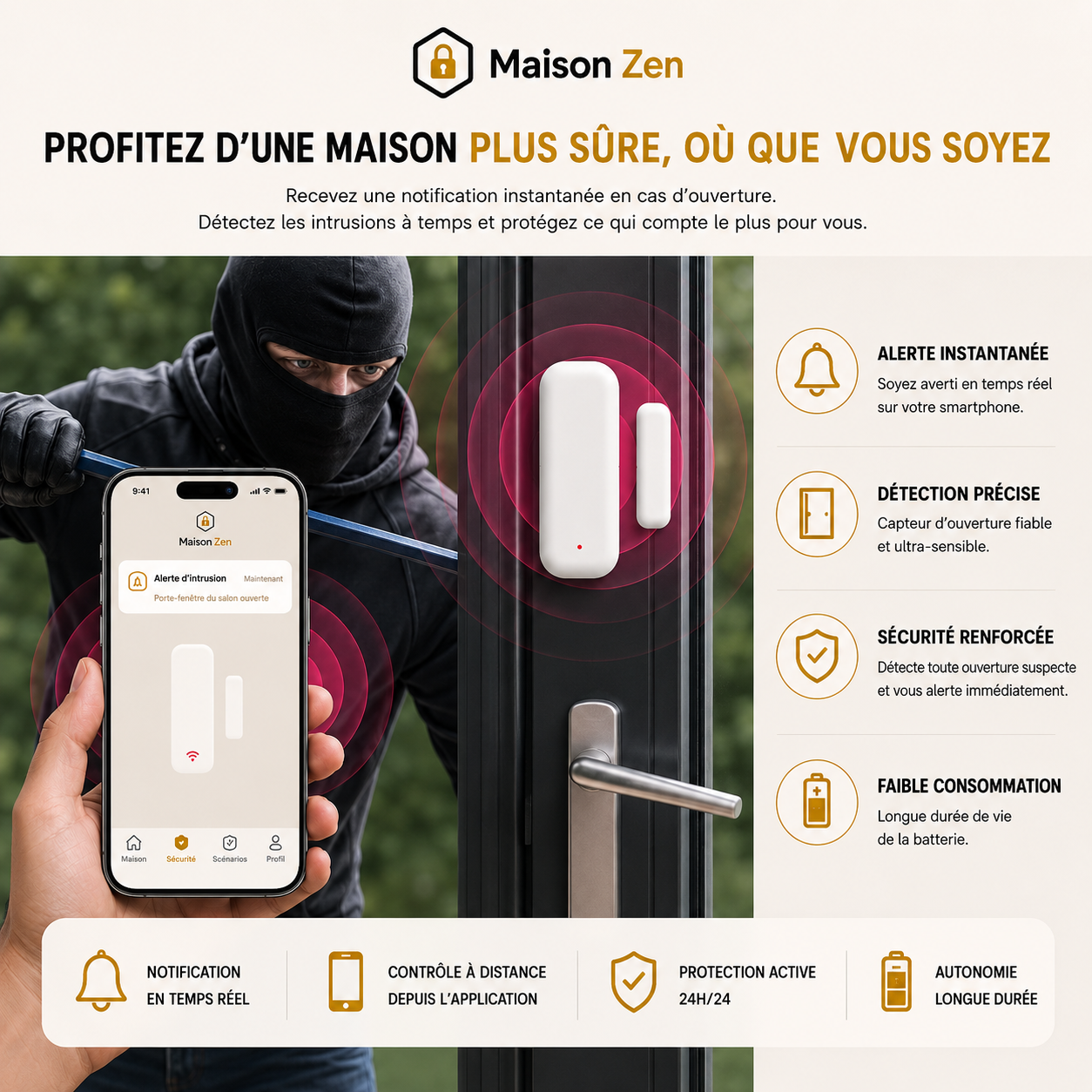 Capteur d'ouverture