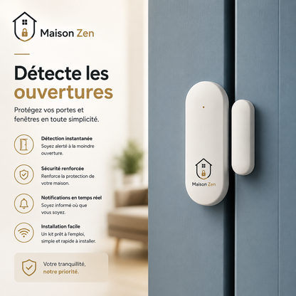 Protégez votre Logement avec Maison Zen, Le kit anti-intrusion sans abonnement.